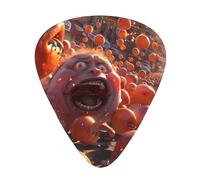 Wzywhj Crazy Fruit - Púas de guitarra impresas de 12 piezas, fácil agarre, para ukelele, guitarra acústica o eléctrica