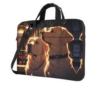 WZYWHJ Cute Labrador Prints - Bolsa portátil ultrafina de un solo hombro, accesorios de computadora, suave a prueba de golpes para portátiles, Black, 13 inch