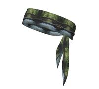WZYWHJ Diadema con patrón de puente sobre el río, diadema deportiva, diadema para hombres y mujeres, banda para el pelo para correr, entrenar fútbol