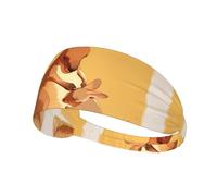 WZYWHJ Diadema suave y absorbente para entrenamiento de baloncesto rojo, accesorio ideal para el cabello para yoga, correr y mucho más. Estampado de madre canguro