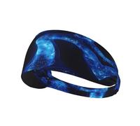 WZYWHJ Diadema suave y absorbente para entrenamiento de baloncesto rojo, accesorio ideal para el cabello para yoga, correr y mucho más. Patrón de laberinto curvado