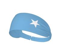 WZYWHJ Diadema suave y absorbente para entrenamiento de baloncesto rojo, accesorio ideal para el cabello para yoga, correr y mucho más. Imagen de la bandera de Micronesia