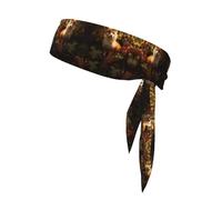 WZYWHJ Diademas con estampado de uvas de zorro, corbata deportiva para hombres y mujeres, banda para el pelo para correr, entrenar fútbol