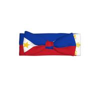 WZYWHJ Diademas con lazo para bebé con diseño de bandera de Filipinas y accesorios elásticos para el cabello suave para recién nacidos y niñas