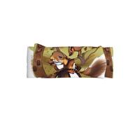 WZYWHJ Diademas con lazo para bebé con estampado de ardilla que come nueces y accesorios elásticos para el cabello suave para recién nacidos y niñas