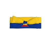 WZYWHJ Diademas con lazo para bebé con estampado de bandera de Colombia y accesorios elásticos para el cabello suave para recién nacidos y niñas