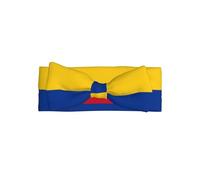WZYWHJ Diademas con lazo para bebé con estampado de bandera de Colombia y accesorios elásticos para el cabello suave para recién nacidos y niñas