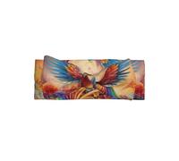 WZYWHJ Diademas con lazo para bebé con estampado de Little Phoenix on the Rainbow y accesorios elásticos para el cabello suave para recién nacidos y niñas