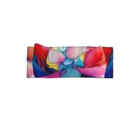 WZYWHJ Diademas de colores con estampado de plumas gruesas para bebé y accesorios elásticos para el cabello suave para recién nacidos y niñas