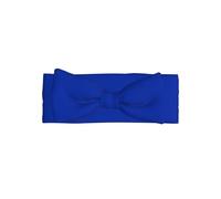 WZYWHJ Diademas de lazo para bebé con estampado azul real y accesorios elásticos para el cabello suave para recién nacidos y niñas