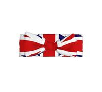 WZYWHJ Diademas de lazo para bebé con estampado de bandera del Reino Unido y accesorios elásticos para el cabello suave para recién nacidos y niñas