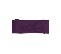 WZYWHJ Diademas de lazo para bebé con estampado de berenjena morada y accesorios elásticos para el cabello suave para recién nacidos y niñas