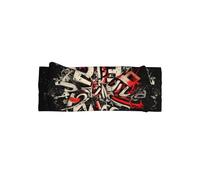 WZYWHJ Diademas de lazo para bebé con estampado de letras caóticas y accesorios elásticos para el cabello suave para recién nacidos y niñas