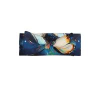 WZYWHJ Diademas de lazo para bebé con estampado de mariposas ligeramente voladoras y accesorios elásticos para el cabello suave para recién nacidos y niñas