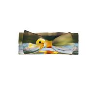 WZYWHJ Diademas de lazo para bebé con estampado de pato amarillo y accesorios elásticos para el pelo suave para recién nacidos y niñas