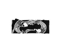 WZYWHJ Diademas de lazo para bebé con estampado de símbolo yin y yang, accesorios elásticos para el cabello suave para recién nacidos y niñas