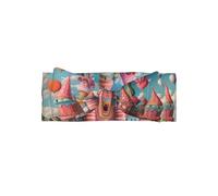 WZYWHJ Diademas de lazo para bebé con patrón de castillo de globo y accesorios elásticos para el cabello suave para recién nacidos y niñas