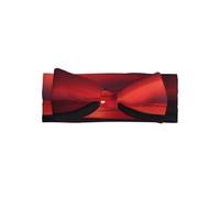 WZYWHJ Diademas de lazo rojo con diseño de puesta de sol al atardecer y accesorios elásticos para el cabello suave para recién nacidos y niñas