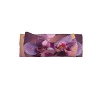 WZYWHJ Diademas de orquídeas cubiertas con agua con lazo para bebé y accesorios elásticos para el cabello suave para recién nacidos y niñas