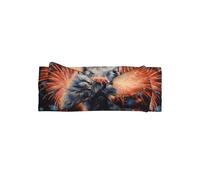 WZYWHJ Diademas estampadas de zorro plateado bajo fuegos artificiales y accesorios elásticos para el pelo suave para recién nacidos y niñas