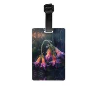 WZYWHJ Etiquetas de protección de privacidad de viaje para hombre y mujer con imagen de Lily of The Valley in The Rain