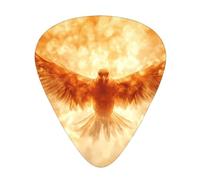 Wzywhj Firebird - Púas de guitarra con patrón extendido de alas de fácil agarre para tu bajo, ukelele, guitarra acústica y eléctrica, 12 piezas