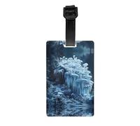 WZYWHJ Frozen Forest Prints - Etiquetas para bolsas de equipaje, etiquetas de protección de privacidad de viaje para hombres y mujeres
