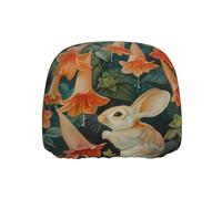 WZYWHJ Funda de almohada estampada con diseño de conejo bajo la gloria de la mañana para coche, camión, piezas de motores generales, 1 paquete