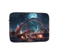WZYWHJ Funda para portátil de 38.1 cm con estampado de montaña rusa estrellada, a prueba de golpes, para hombres y mujeres, viajes de negocios, escuela, oficina, uso diario