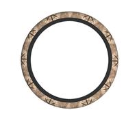 WZYWHJ Funda para volante, protege y decora tu coche, fácil instalación, adecuada para coches, SUV, ATV y camiones, patrón de brújula virgen