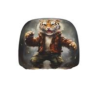 WZYWHJ Funda protectora para asiento de coche o camión, diseño de cachorro de tigre bailando