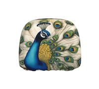 WZYWHJ Funda protectora para cabeza de asiento de coche, camión, diseño de pavo real