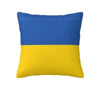 WZYWHJ Fundas de almohada decorativas de 12 x 12 pulgadas, diseño de bandera de Ucrania, fundas de almohada cuadradas de doble cara para el hogar, cama, sofá, sala de estar, casa de campo al aire