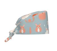 WZYWHJ Gorro de trabajo de limpieza con patrón de gatos de todo tipo, sombrero de chef para mujeres y hombres, ajustable, transpirable, negro