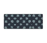 WZYWHJ Hermosa almohadilla de teclado de goma extra grande con estampado de camelia, cojín de escritorio de oficina antideslizante grueso