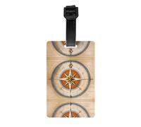 WZYWHJ Law of The Compass Navigation Prints - Etiquetas de protección de privacidad de viaje para hombres y mujeres
