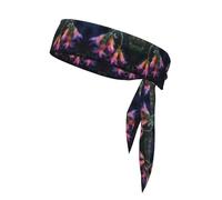 WZYWHJ Lily of the Valley in the Rain Diademas estampadas, diadema deportiva, diadema para hombres y mujeres, banda para el pelo para correr, entrenar fútbol