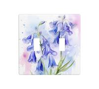 WZYWHJ Lily of The Valley - Panel de termoplástico impreso para cubierta de interruptor, placa frontal decorativa de pared que no se daña fácilmente