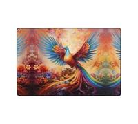 WZYWHJ Little Phoenix on The Rainbow - Alfombra antideslizante para suelo, 72 x 48 pulgadas, para sala de estar, oficina, mesa de café, cama, balcón