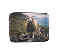 WZYWHJ Little Sheep on The Hillside - Funda para portátil de 33.0 cm, a prueba de golpes, para hombres y mujeres, viajes de negocios, escuela, oficina, uso diario
