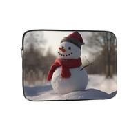 WZYWHJ Little Snowman in The Forest - Funda para portátil de 12 pulgadas, a prueba de golpes, para hombres y mujeres, viajes de negocios, escuela, oficina, uso diario