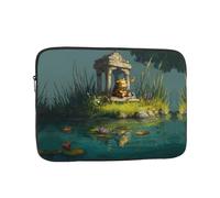 WZYWHJ Little Tiger in The Pavilion - Funda para portátil de 38.1 cm, a prueba de golpes, para hombres y mujeres, viajes de negocios, escuela, oficina, uso diario