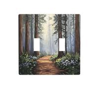 WZYWHJ Mangroves in The Mist - Panel termoplástico para cubierta de interruptor, placa frontal decorativa de pared que no se daña fácilmente