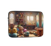 WZYWHJ Messy Toy Room - Funda para portátil de 33.0 cm, a prueba de golpes, para hombres y mujeres, viajes de negocios, escuela, oficina, uso diario