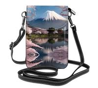 WZYWHJ Monte Fuji - Bolso cruzado de piel para mujer con estampado de principios de primavera con correa ajustable para el hombro