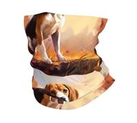 WZYWHJ Nerdy Beagle - Pañuelo deportivo multifuncional impreso para la cabeza, máscara facial, pulsera
