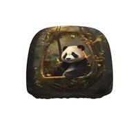 WZYWHJ Panda in The Hanging Basket - Funda de almohada estampada para asiento de coche, camión, piezas de motores generales, 1 paquete