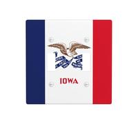WZYWHJ Panel termoplástico con patrón de bandera del estado de Iowa para cubierta de interruptor, placa frontal decorativa de pared que no se daña fácilmente