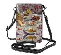 WZYWHJ Picnic in the sun - Bolso cruzado de piel con solapa para teléfono, regalo versátil para mujeres, caminar, acampar, ir de compras y viajar