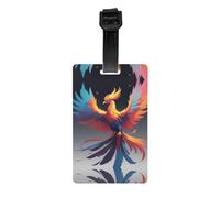 WZYWHJ Reborn Phoenix Prints - Etiquetas para bolsas de equipaje, etiquetas de protección de privacidad de viaje para hombres y mujeres